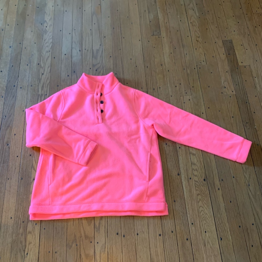 J. Crew pink fleece top